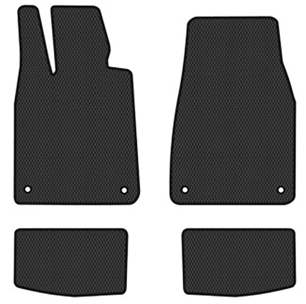 EVA коврики в салон авто EVAtech для Taycan Turbo S Restyling Porsche 2021 1 поколение Sedan EU (PE1987P4AV4RBB) - Фото 1