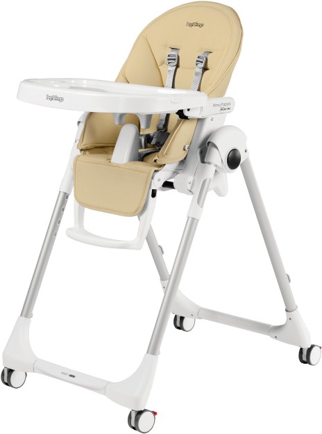 Стульчик для кормления трансформер Peg-Perego Prima Pappa Follow Me Paloma (бежевый) - Фото 1