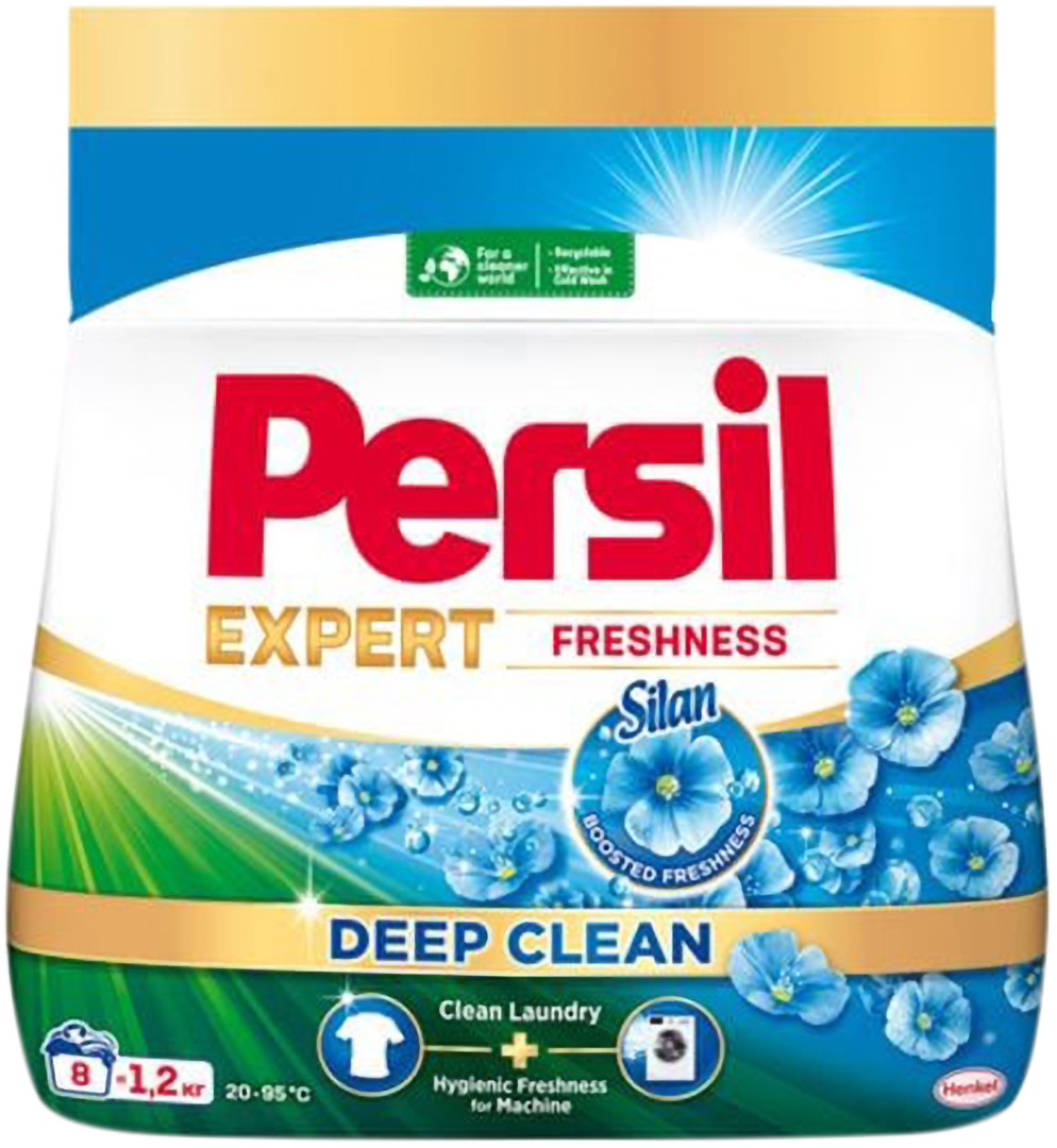 Стиральный порошок Persil Expert Deep Clean Автомат Свежесть от Silan 8 циклов 1,2 кг (9000101804683) - Фото 1