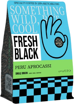 Кава в зернах Fresh Black Перу 200г - Фото 1