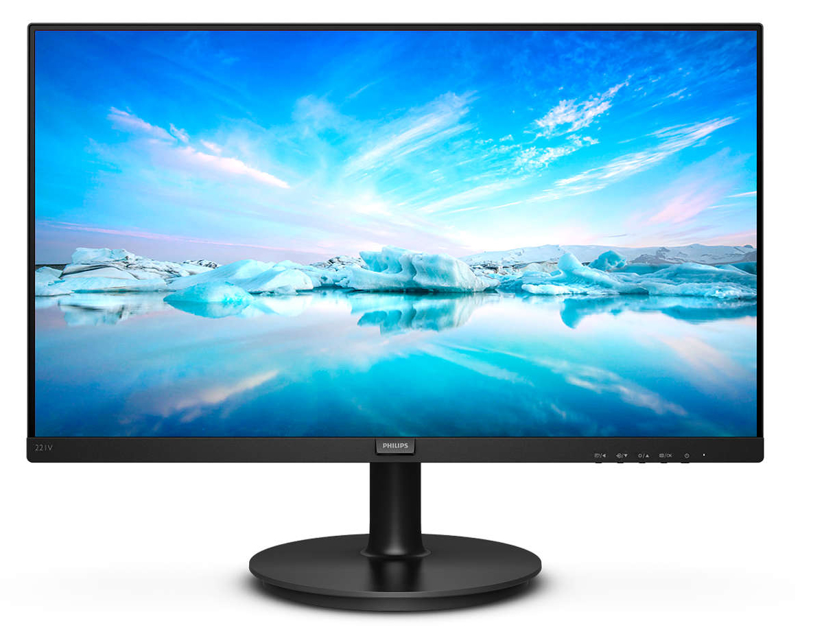 Монитор Philips 221V8/00/01 Black - Фото 1