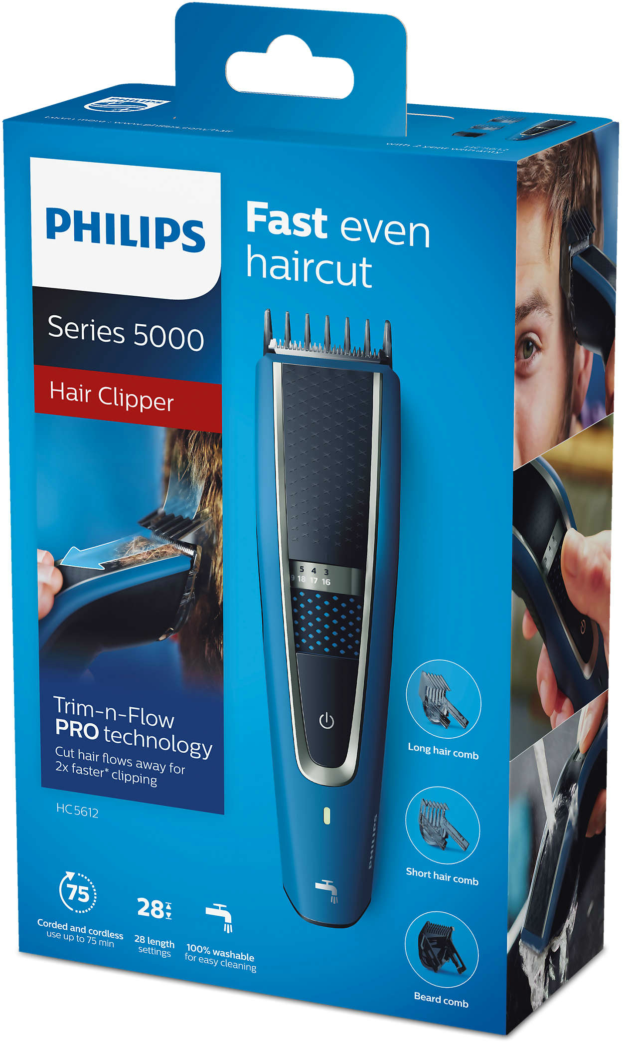 Уцінка - Машинка для стрижки волосся Philips HC5612/15 # - Фото 1