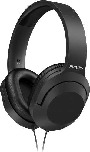 Наушники полноразмерные проводные Philips TAH2005 Over-Ear Black - Фото 1