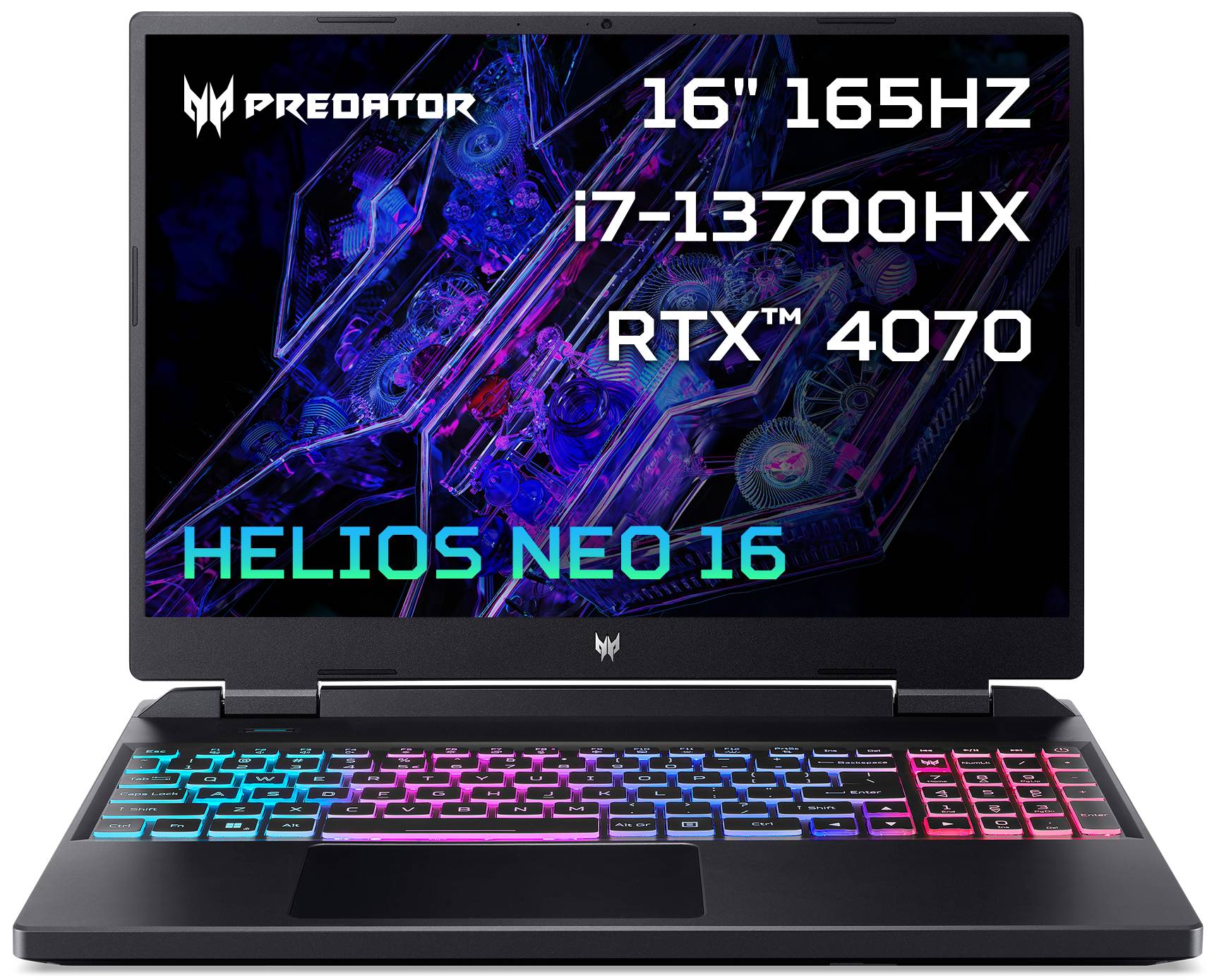 Ноутбук игровой Acer Predator Helios Neo 16 PHN16-71 (NH.QLVEU.00E) Shale Black - Фото 1