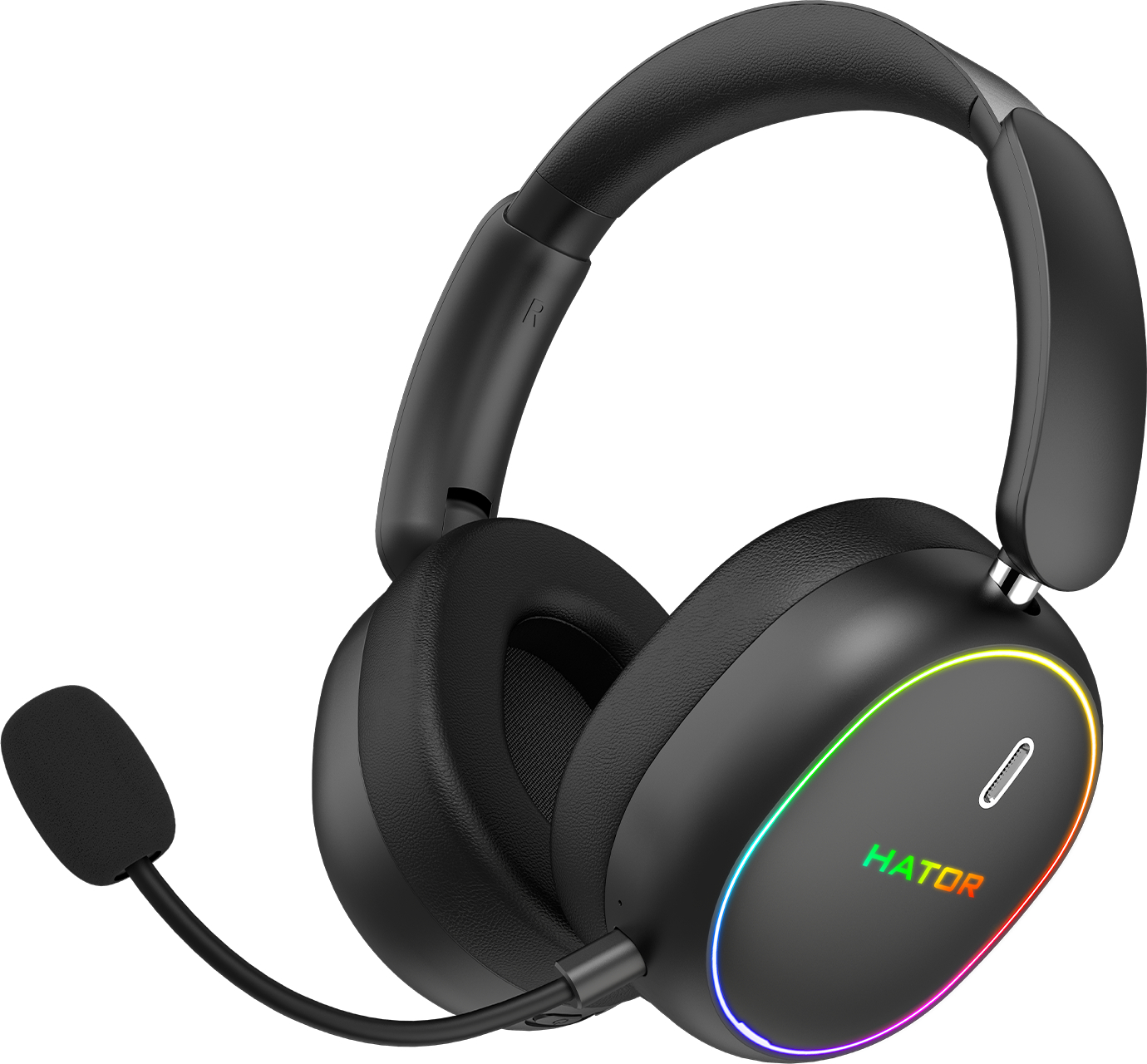 Гарнитура беспроводная игровая Hator Phoenix 2 Wireless Black (ESH40) - Фото 1