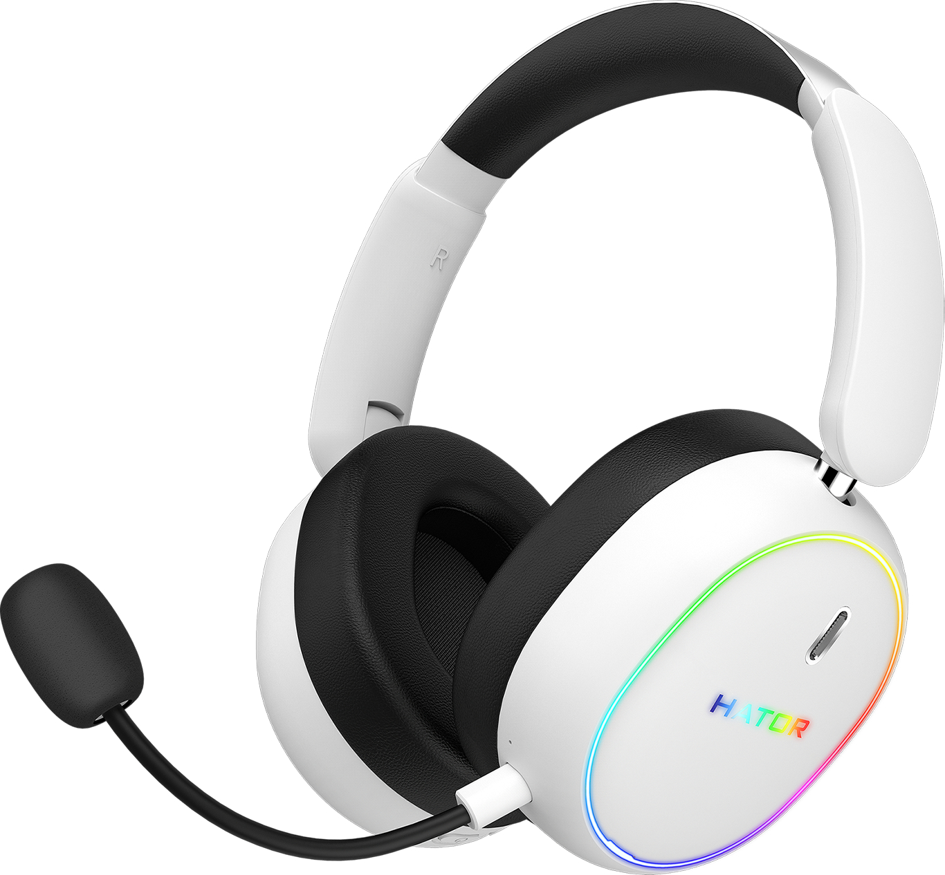 Гарнитура беспроводная игровая Hator Phoenix 2 Wireless White (ESH41) - Фото 1