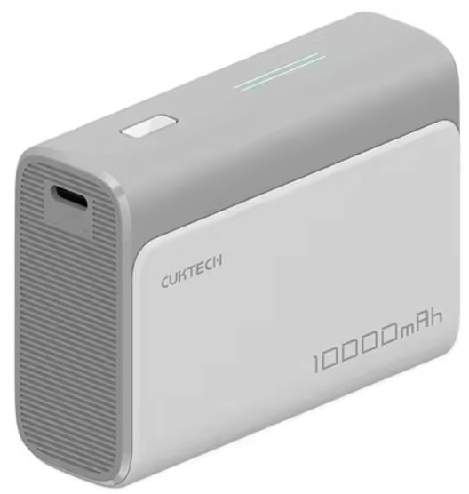 Батарея мобильная CUKTECH PB100 10000 mAh 30W 1C1A Grey - Фото 1