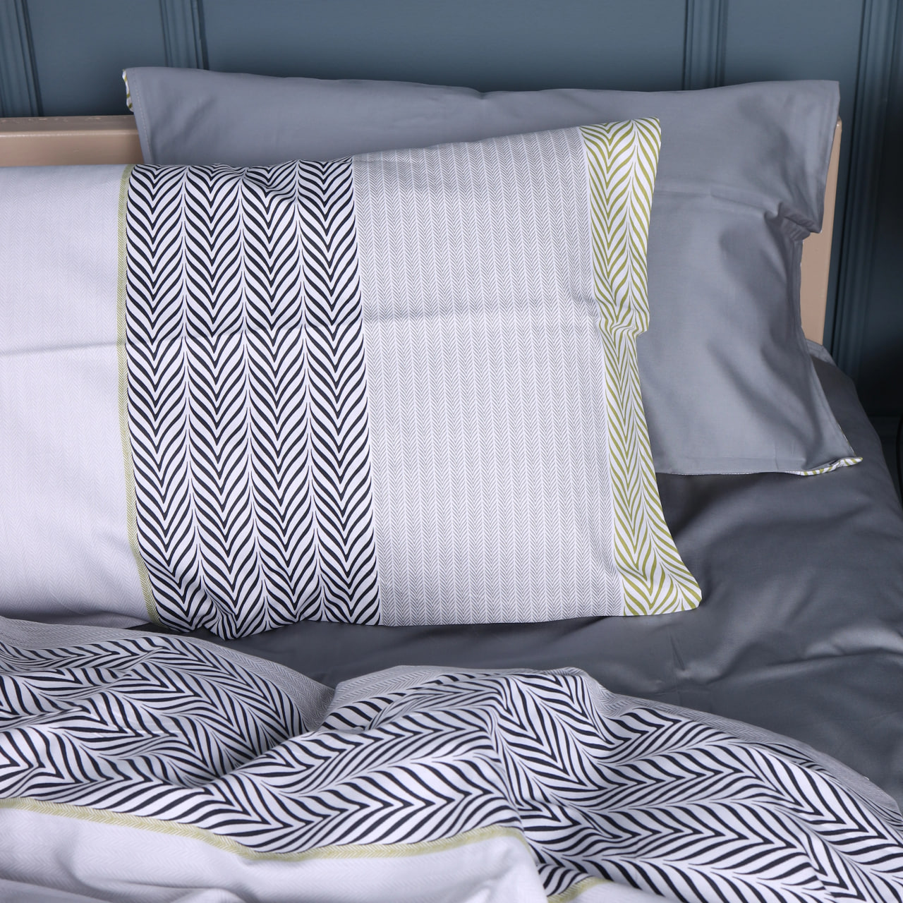Наволочка MirSon Сатин 22-1415 Geometric comfort 70х70 см (2200011123783) - Фото 1