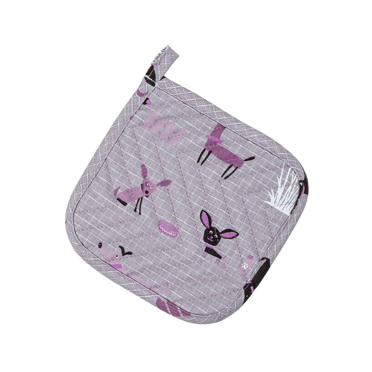 Прихватка Home Line ГАВ-ГАВ Серо-сиреневый (178503) - Фото 1