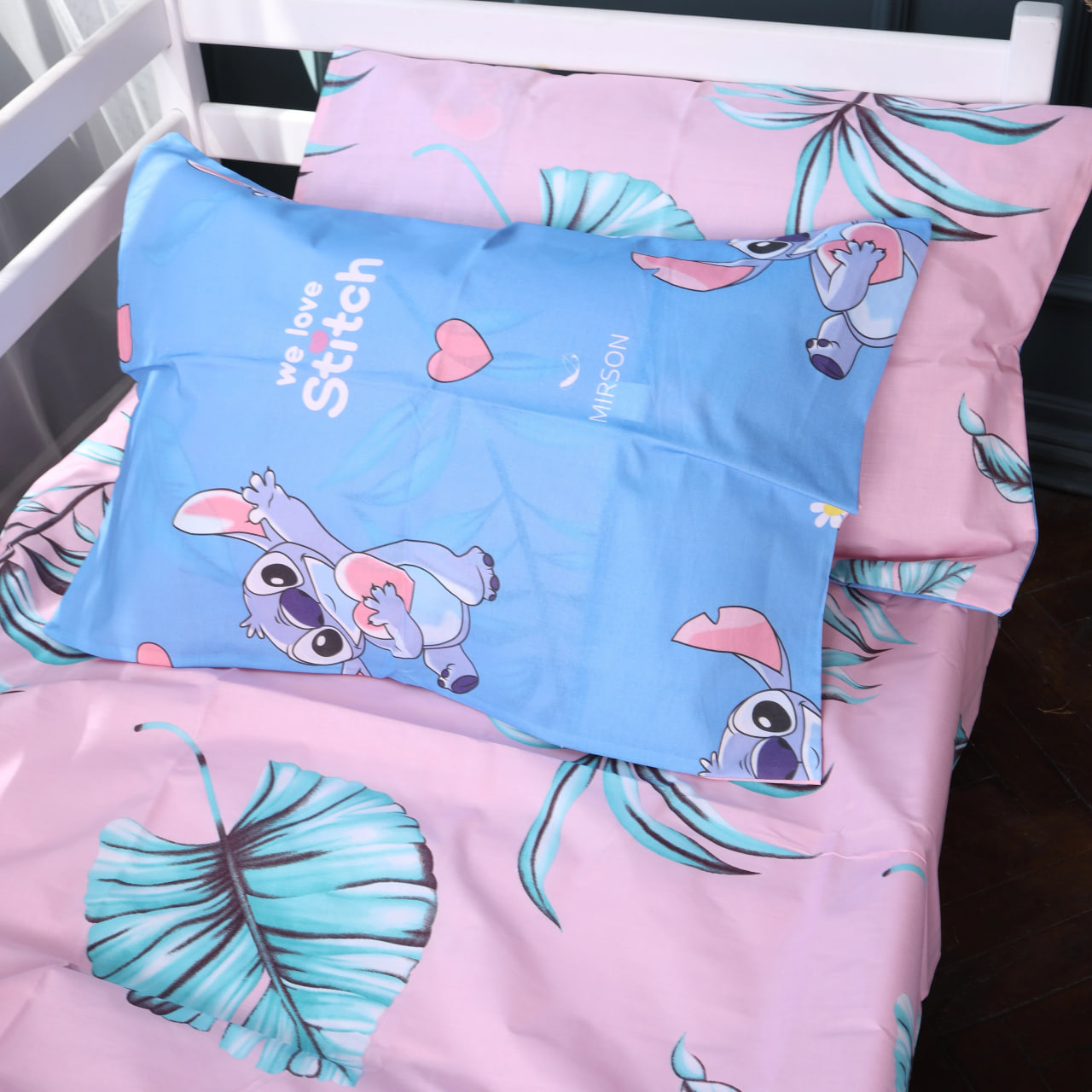 Купить Наволочка MirSon Ranforce Elite Kids Time 17-0817 Stitch 70х70 (2200011545684) - Фото 1 Наволочка MirSon Ranforce Elite Kids Time 17-0817 Stitch 70х70 (2200011545684) - Фото 1