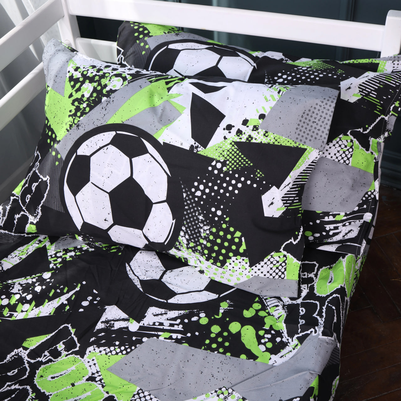 Наволочка MirSon Бязь 17-0837 Urban football 70х70 см (2200011569901) - Фото 1