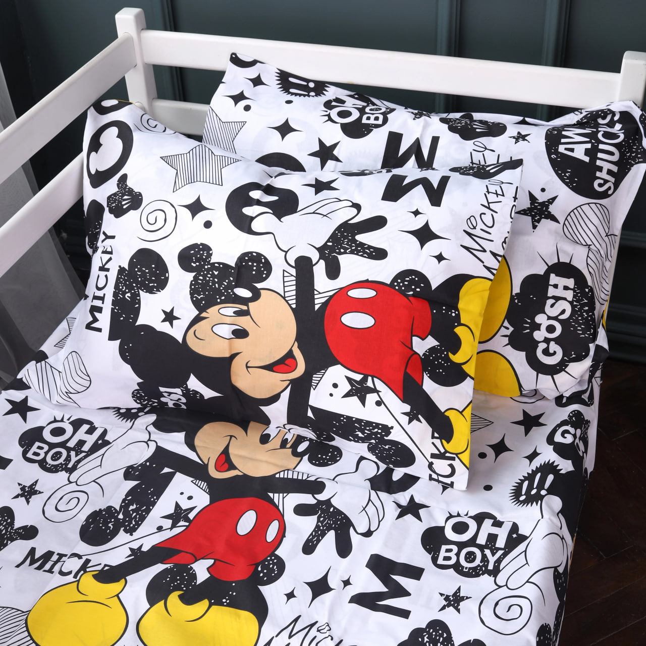 Купити Наволочка MirSon Бязь 17-0854 MickeyPop 70х70 (2200011704234) - Фото 1 Наволочка MirSon Бязь 17-0854 MickeyPop 70х70 (2200011704234) - Фото 1