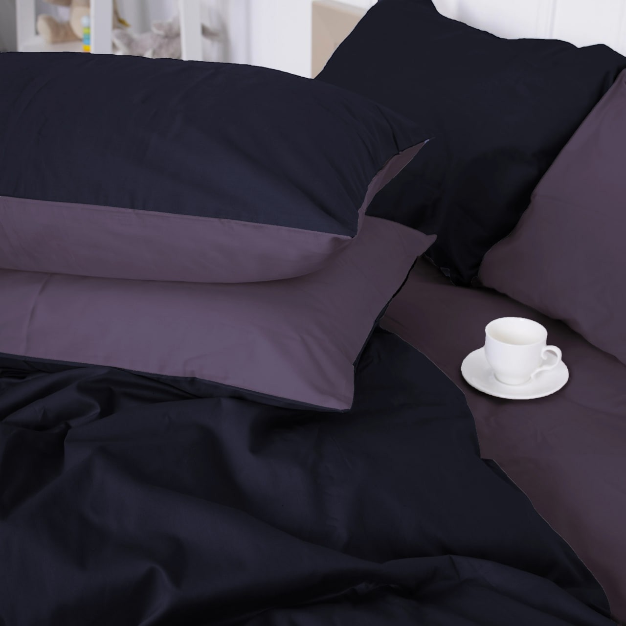 Наволочка MirSon Сатин 3820+0240 Lupine 70х70 (2200001217874) - Фото 1