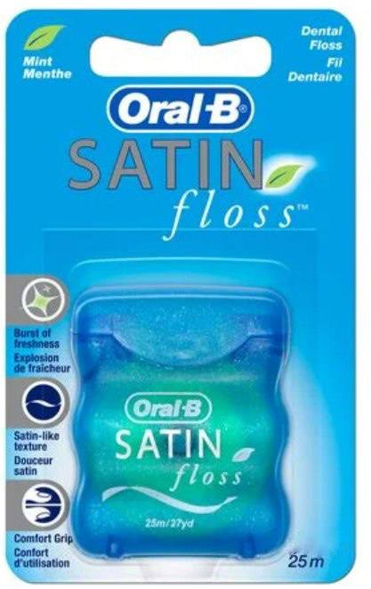Зубна нитка Oral-B Сетін Флосс М'ята 25м - Фото 1