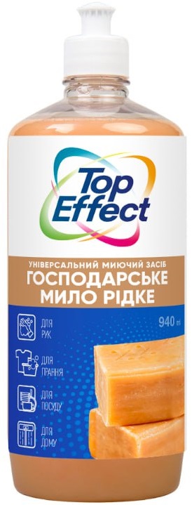 Мыло хозяйственное TopEffect жидкое 940 мл (4820255111582) - Фото 1