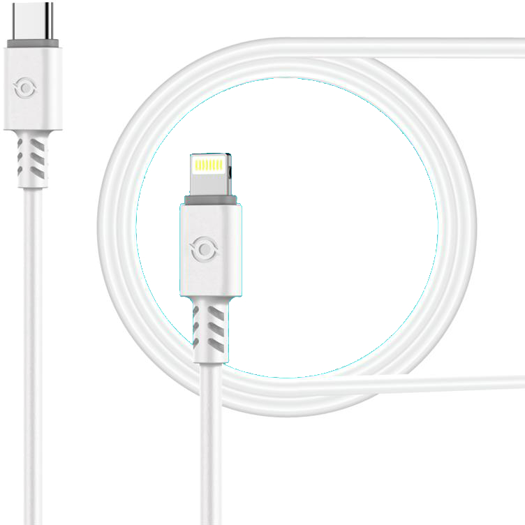 Кабель синхронизации данных Piko CB-TT11 USB Type-C-Lightning 1.2m White (1283126504037) - Фото 1