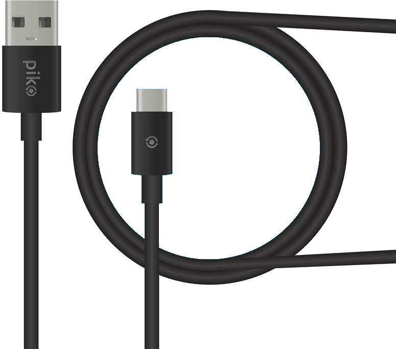 Кабель синхронизации данных Piko CB-UT12 USB-USB Type-C 2m Black (1283126493850) - Фото 1