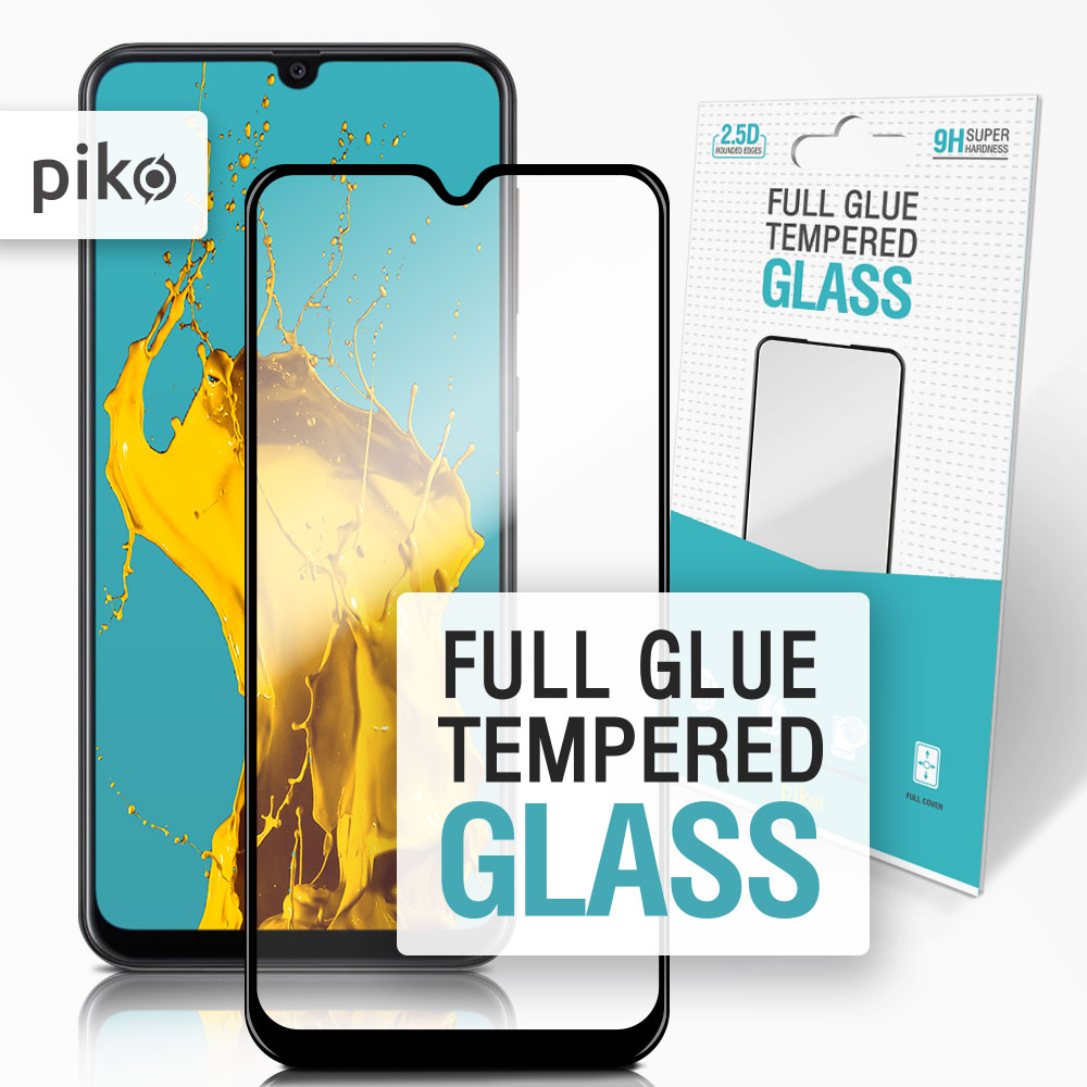 Защитное стекло для смартфона Piko Full Glue for Samsung M30s Black (1283126496042) - Фото 1