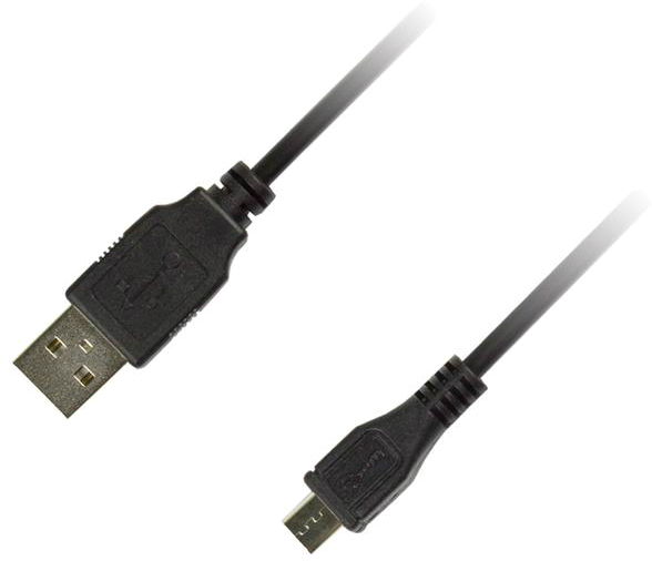 Кабель Piko USB 2.0 AM-MicroUSB BM 1.8m Black (1283126474095) - Фото 1