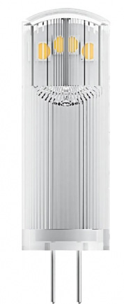 Лампочка светодиодная Osram LED G9 1.8W 2700К 200Lm PIN20 12В (4058075431966) - Фото 1