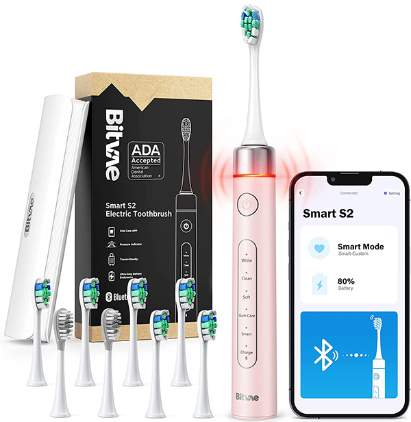 Зубная щетка электрическая Bitvae S2 Smart Pink (BVS2-p) - Фото 1