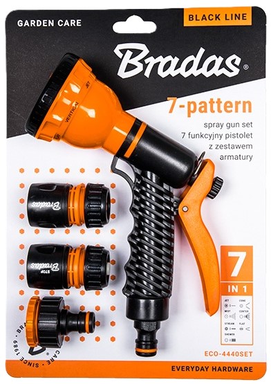 Купити Насадка для поливу BRADAS 7 функцій (ECO-4440SET) - Фото 1 Насадка для поливу BRADAS 7 функцій (ECO-4440SET) - Фото 1