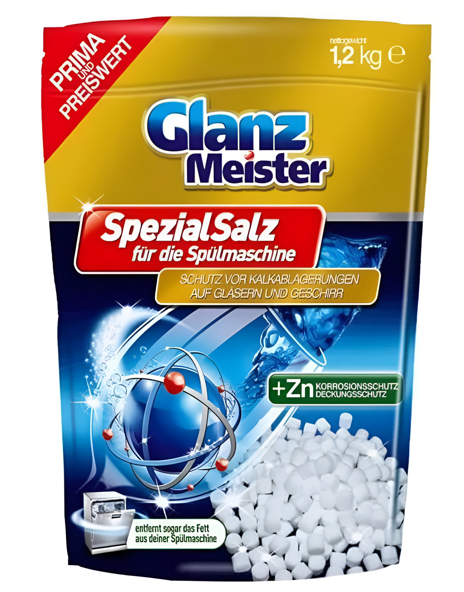 Соль для посудомоечной машины Glanz Meister 1,2 кг (4260418931471) - Фото 1