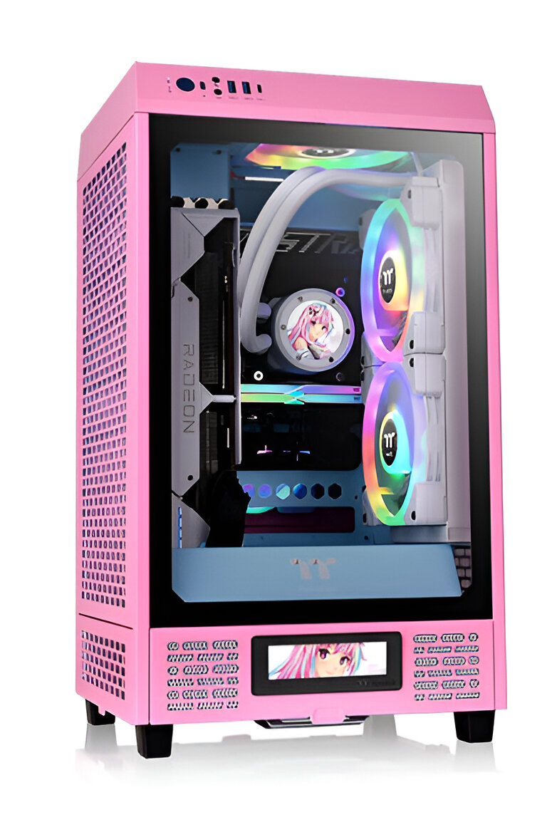 Корпус Thermaltake The Tower 200 Bubble Pink (CA-1X9-00SAWN-00) - Фото 1