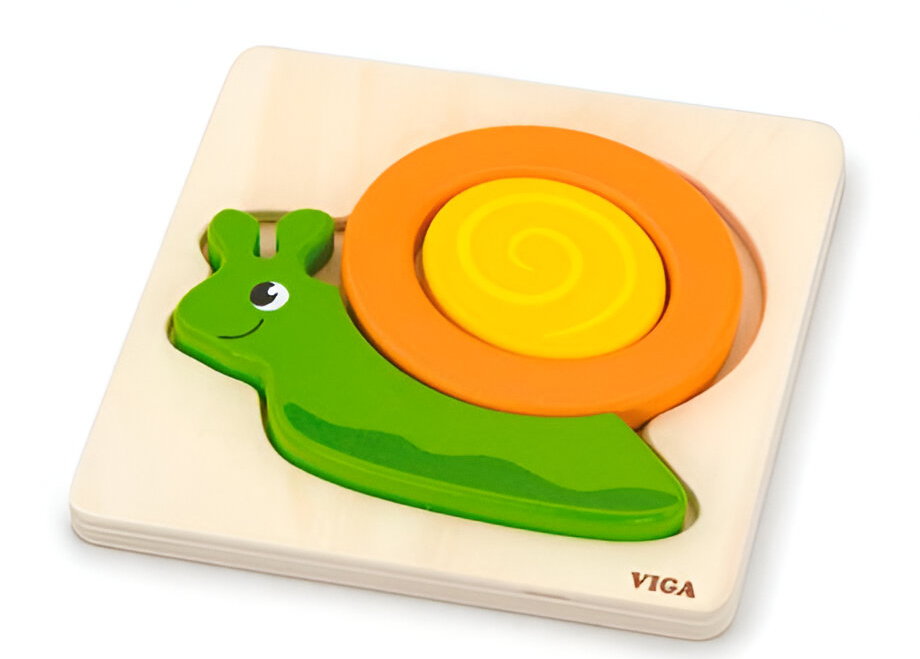 Головоломка из дерева Viga Toys Улитка (59931) - Фото 1
