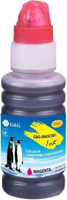 Чернила G&G для Canon GI-490 Magenta, контейнер 70ml (G&G-0665C001) - Фото 1