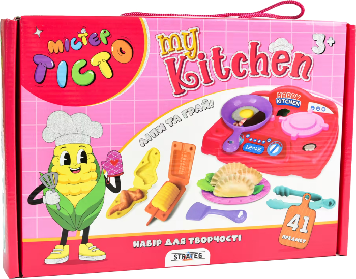 Лепка из теста Strateg Мистер тесто My Kitchen на украинском языке (41025) - Фото 1
