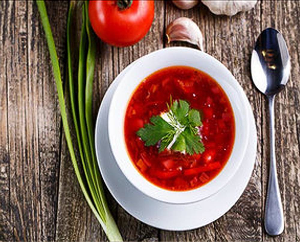 Алмазний живопис Strateg Борщ 30х40 см (GM86843) - Фото 1