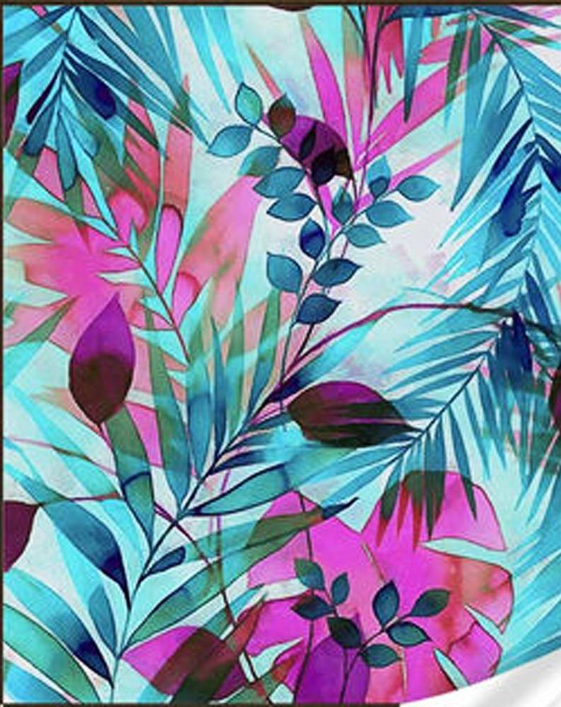 Алмазний живопис Strateg Абстракція листя 30х40 см (GM86864) - Фото 1