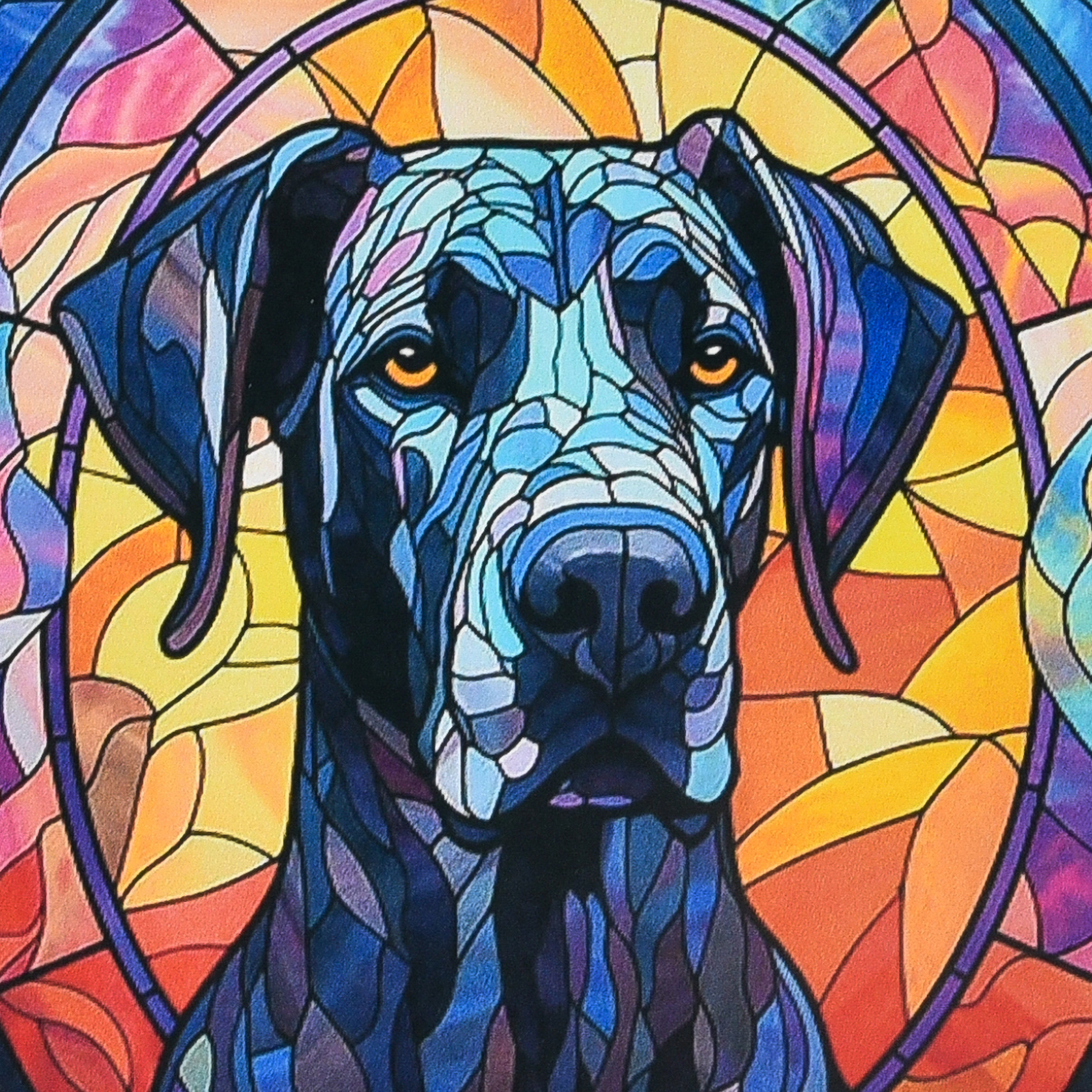 Алмазная живопись Strateg  Черный взгляд 30х30 см (DEEX16283) - Фото 1