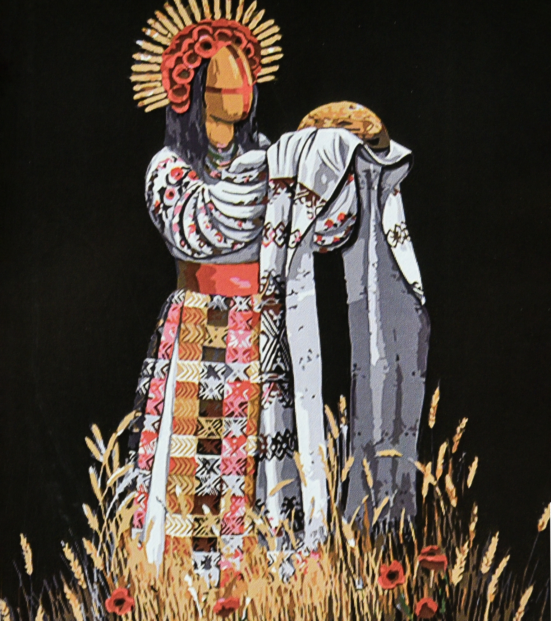 Купить Картина по номерам Strateg Колоска на черном фоне 40х50 см (AH1140) - Фото 1 Картина по номерам Strateg Колоска на черном фоне 40х50 см (AH1140) - Фото 1