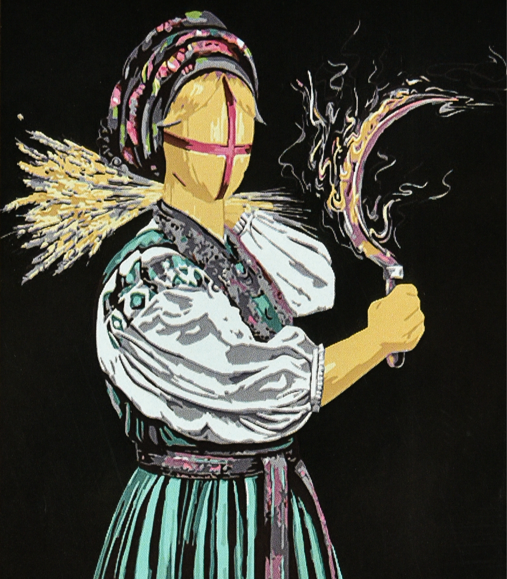 Купить Картина по номерам Strateg Сияна на черном фоне 40х50 см (AH1143) - Фото 1 Картина по номерам Strateg Сияна на черном фоне 40х50 см (AH1143) - Фото 1