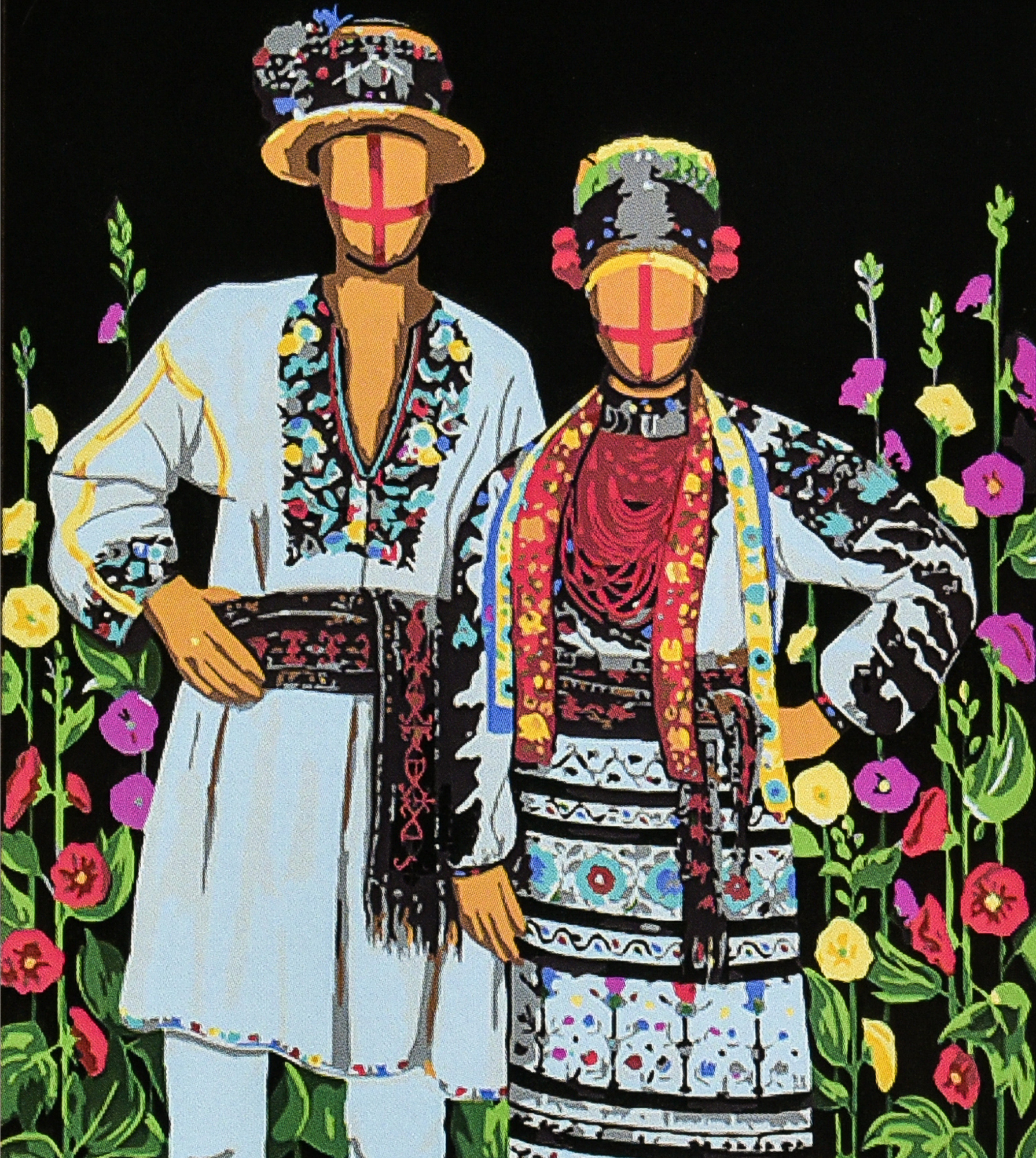 Купить Картина по номерам Strateg Неразрывная на черном фоне 40х50 см (AH1146) - Фото 1 Картина по номерам Strateg Неразрывная на черном фоне 40х50 см (AH1146) - Фото 1