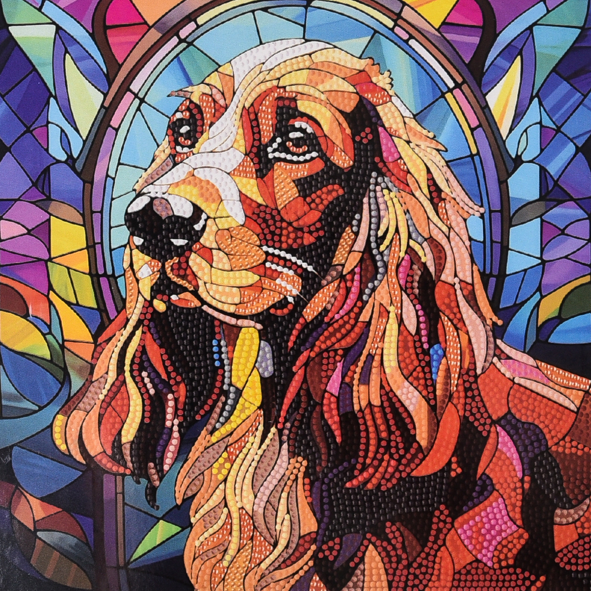 Алмазная живопись Strateg Верный пес 30х30 см (DEEX16302) - Фото 1