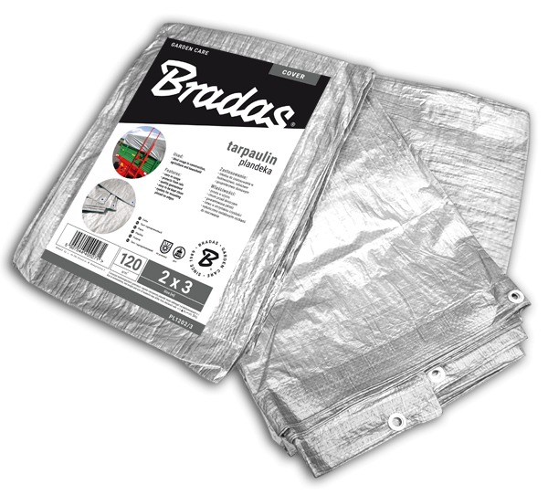 Тент BRADAS усиленный 2x3 м 120 г/м (PL1202/3) - Фото 1