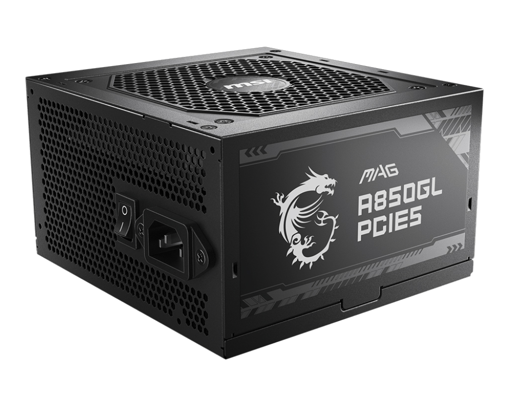 Блок питания для ПК MSI 850W 80 PLUS Gold (MAG A850GL PCIE5) - Фото 1