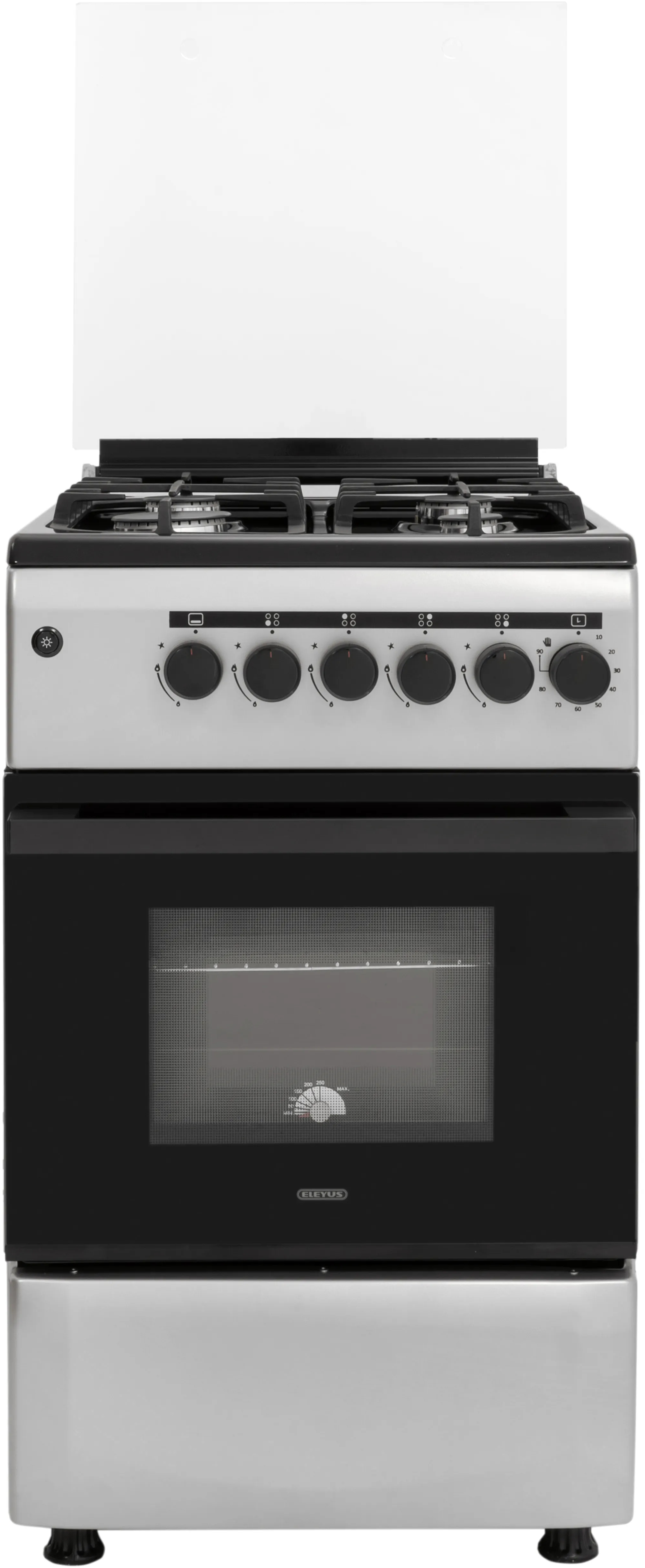 Плита газова ELEYUS CAST 5101 CF BL+GR - Фото 1