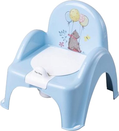 Горщик дитячий Tega Baby стільчик Лісова казка з музикою Світло-блакитний (PO-073-108) - Фото 1