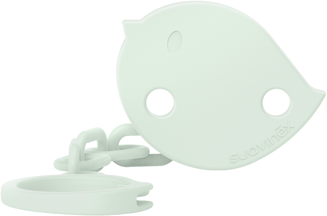 Держатель пустышек Suavinex Birdies мятная (309129) - Фото 1