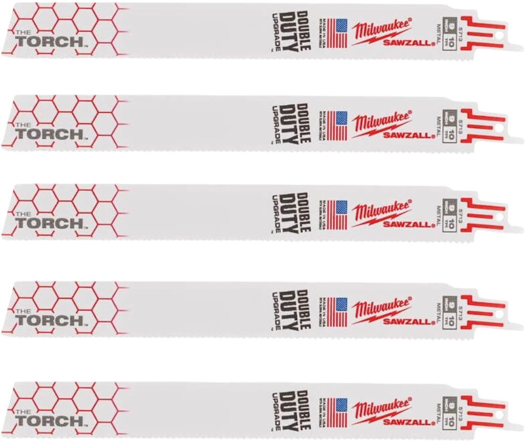 Купить Полотно Milwaukee TORCH 300х2.5 мм 5 шт. (48475714) - Фото 1 Полотно Milwaukee TORCH 300х2.5 мм 5 шт. (48475714) - Фото 1
