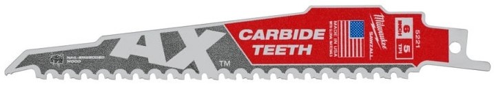 Полотно Milwaukee TCT AX FANG TIP 150х5 мм (48005221) - Фото 1