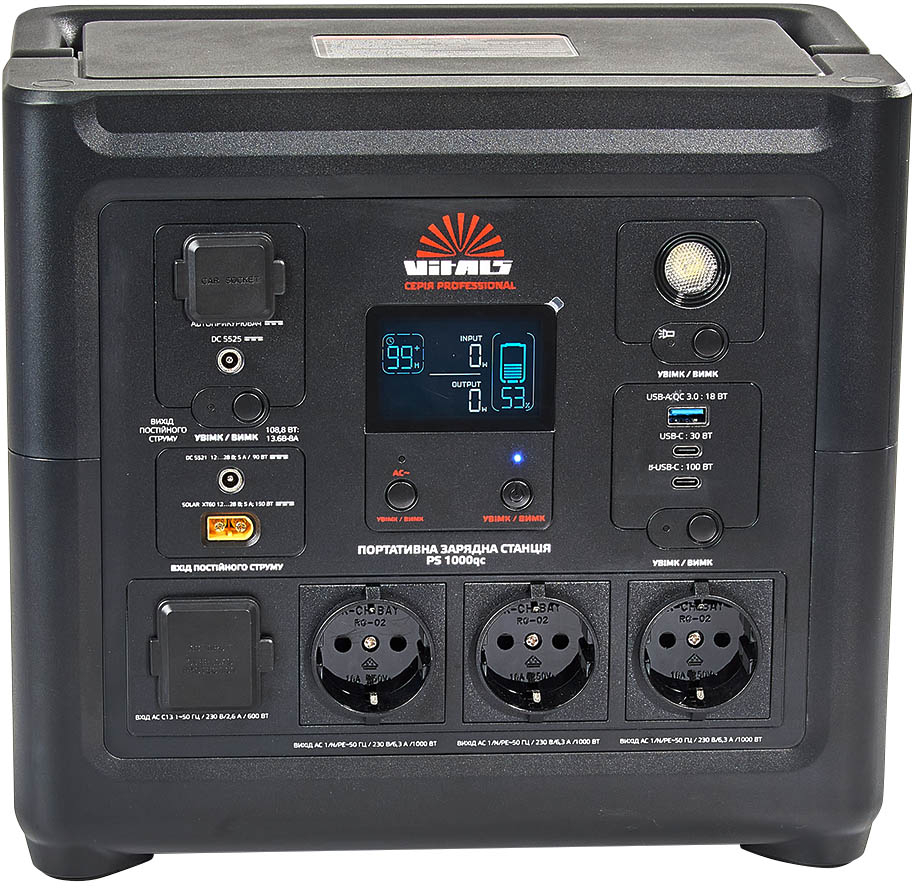 Зарядна станція універсальна VITALS Professional PS 1000qc - Фото 1