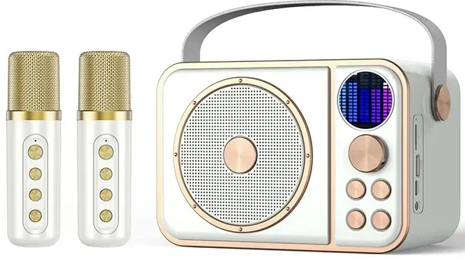 Портативная акустика INSPIRE YS-302 White караоке - Фото 1