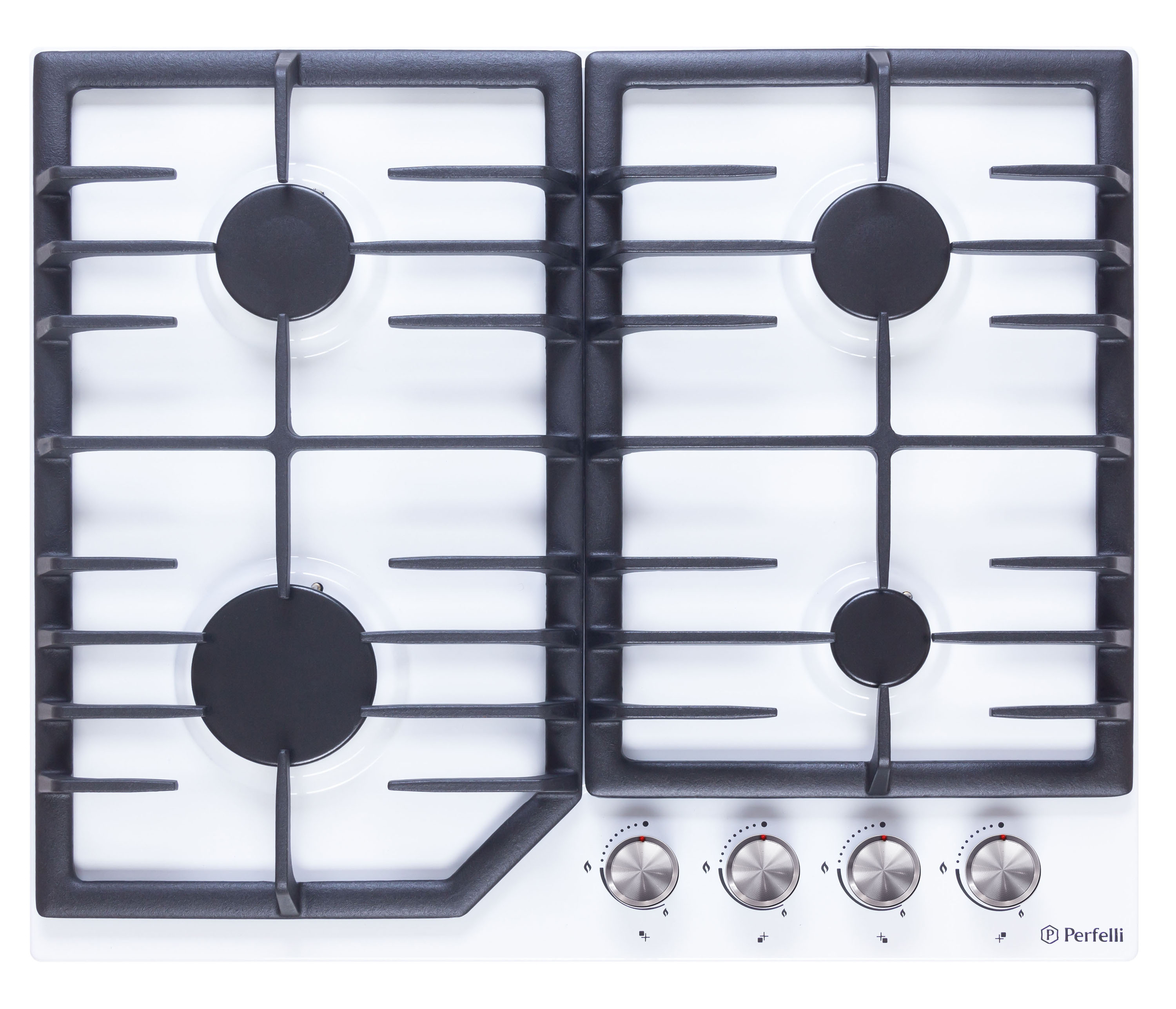 Варильна поверхня газова Perfelli DIAMOND M69C BIANCO - Фото 1