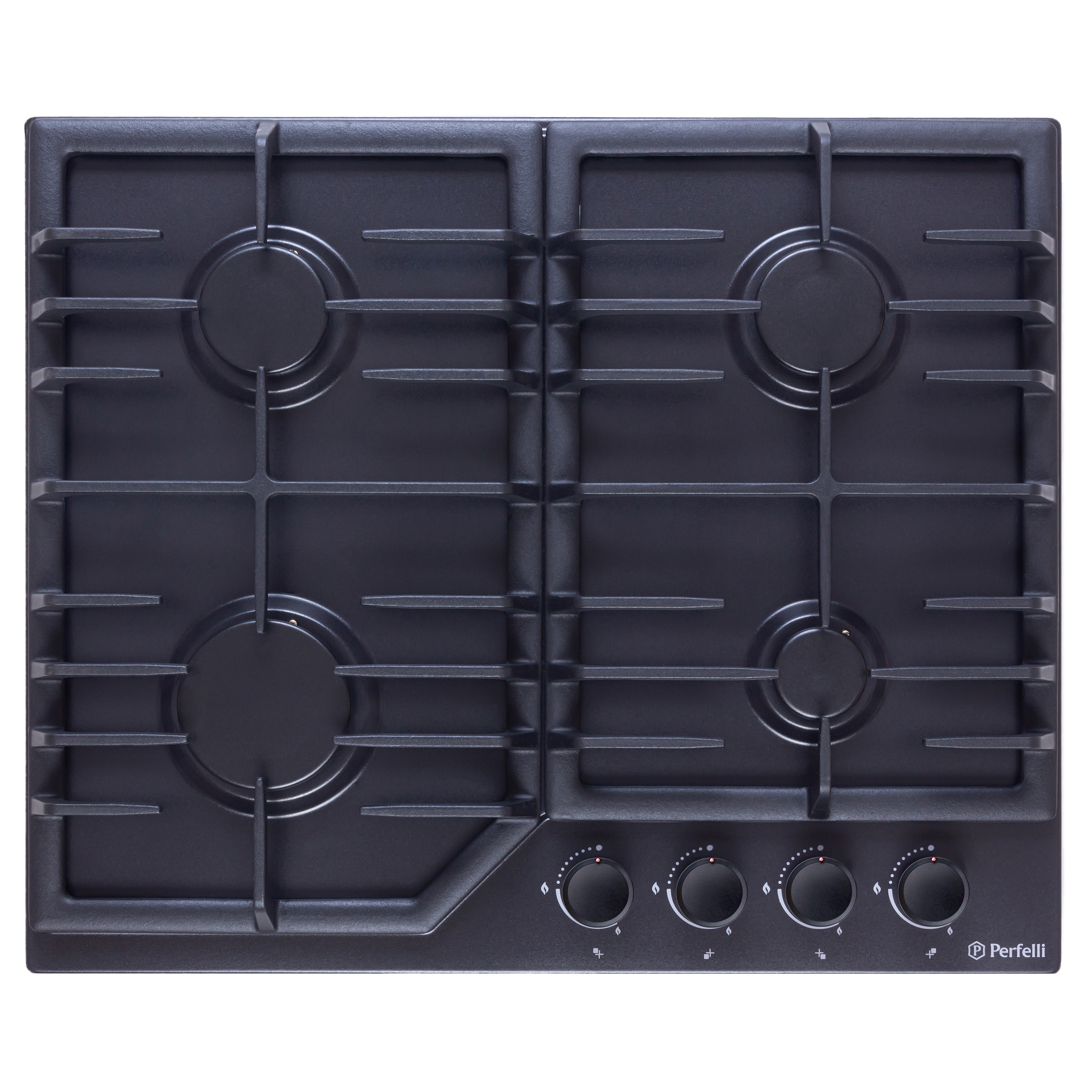 Варильна поверхня газова Perfelli DIAMOND M69C NERO - Фото 1
