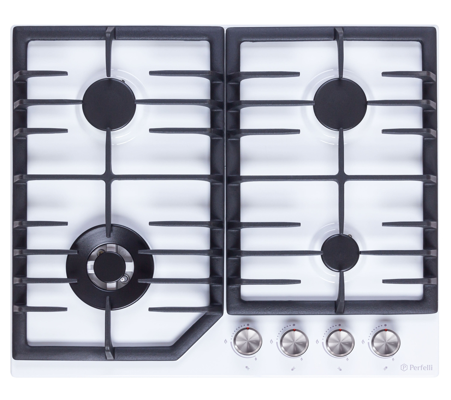 Варильна поверхня газова Perfelli DIAMOND MW69C BIANCO - Фото 1